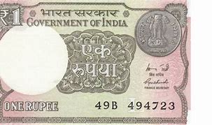 Image result for 1 Rupee Note