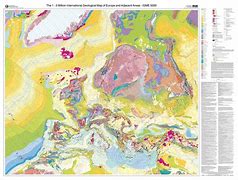 Image result for Map of Europe Geology