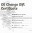 Image result for Printable Oil Change Gift Certificates