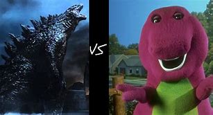 Image result for Barney Godzilla Meme