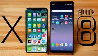 Image result for Note 8 vs iPhone X