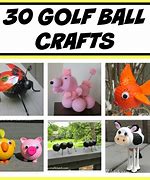 Image result for Golf Ball Crafts for Garden