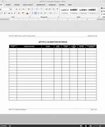 Image result for Calibration Data Sheet Template