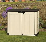 Image result for Plastic Outdoor Storage Gar