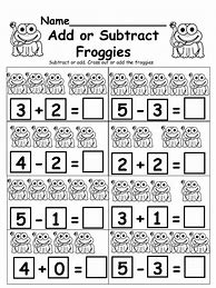 Image result for Mixed Math Worksheet Kindergarten