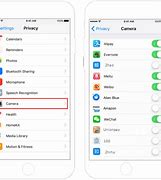Image result for Camera Permission Settings iPhone