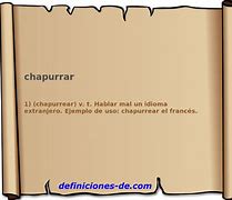 Image result for chapucear