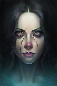 Image result for Creepy Gothic Girl Art