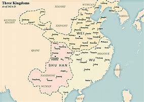 Image result for Three Kingdoms China Map