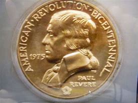 Image result for American Revolution Bicentennial Gold Coin