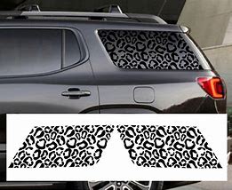 Image result for Cheetah Print Decal On SUV Side Mirror