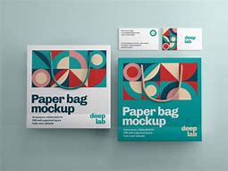 Image result for Small Paper Bag Mockup