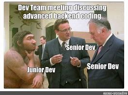 Image result for Senior Developer Meme