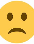 Image result for Slight Frown Emoji