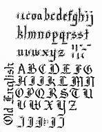 Image result for Old English Calligraphy