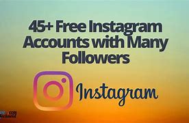 Image result for Free Instagram Accounts