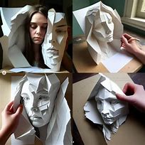 Image result for 3D Paper Women