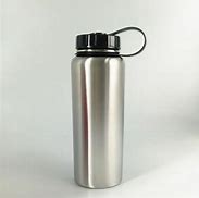 Image result for Single Wall Stainless Steel Water Bottle