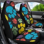 Image result for Paw Print Car Seat Covers