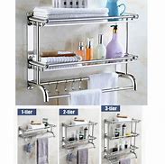 Image result for Bathroom Towel Rails Wall Mounted