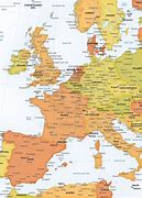 Image result for Map of Western Europe and the UK