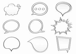 Image result for Speech Bubble Drawing