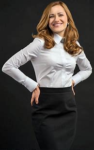 Image result for White Shirt Black Skirt