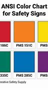 Image result for ANSI Z535 1 Safety Colors