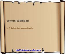 Image result for comunicabilidad