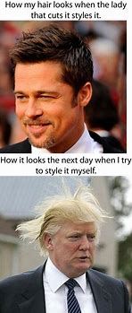 Image result for iPhone X Hair Meme
