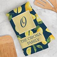Image result for Lemon Design Dish Towels
