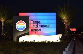 Image result for Tampa Airport Logo Black Background