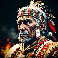 Image result for Old Native American Man