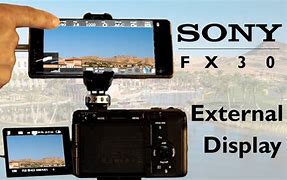 Image result for Sony FX30 Monitor