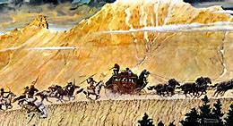 Image result for Stagecoach the Cast as Painted by Norman Rockwell
