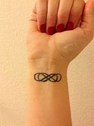 Image result for Infinity Wrist Tattoo Designs