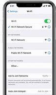 Image result for wireless networks setting iphone 6s plus