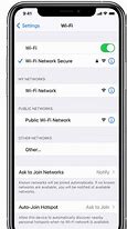 Image result for wireless networks setting iphone 6s plus