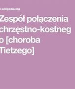 Image result for co_to_za_zespół_tietzego