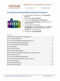 Image result for ISO 9001 Procedure Template Bundle