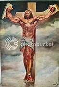 Image result for Buff Jesus Breaking Himself Off the Cross