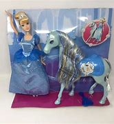 Image result for Blue Cinderella Horse with Doll