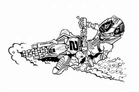 Image result for Motocross Coloring Pages