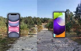 Image result for iPhone SE vs Samsung A52