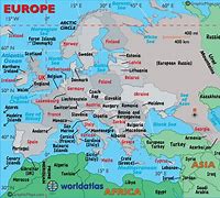 Image result for Europe Country and Capital Clear Map