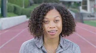 Image result for Allyson Felix Coming Out of Block