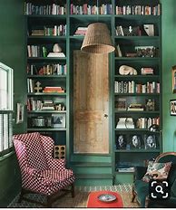Image result for Green Bookcase