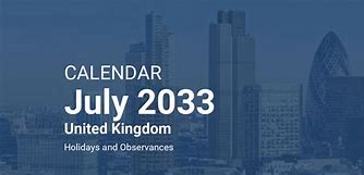 Image result for 2033 Calendar with Holidays