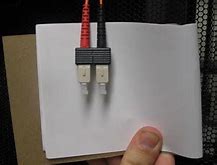 Image result for Fiber Optic SC Connector