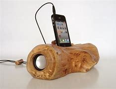 Image result for Wood iPhone Speaker Dock